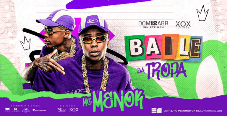 COMBO DE 2 INGRESSOS • £30 CADA